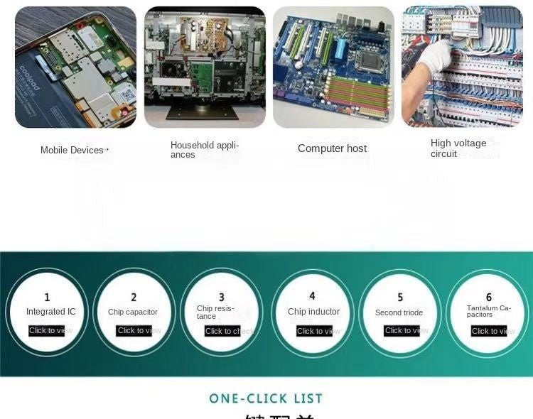 200 pièces 2N5551 et 2N5401 transistors bipolaires TO - 92 (100 pièces chacune) - electronique val - alain