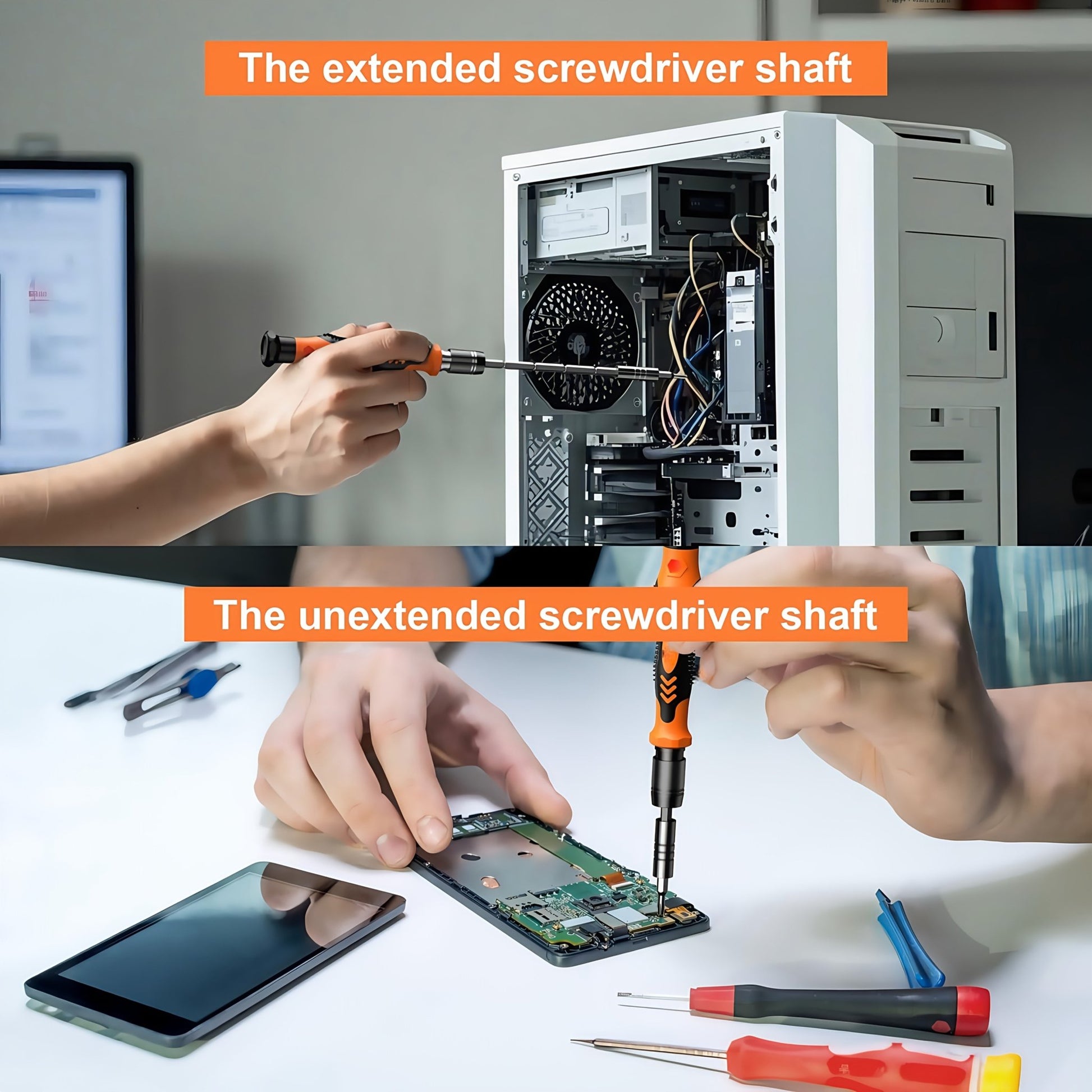 1 Set Mini Repair Tool Kit Compatible for Computer, MacBook, Laptop, Smartphone, Tablet & Glasses Repair - Precision Screwdriver Set with Torx/Triwing Bits & CRV Steel Heads, No Assembly Required for Tech Gadgets, DIY, Travel - electronique val - alain