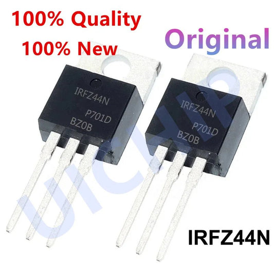 (10 pièces) 100% nouveaux Transistors MOSFET de puissance IRFZ44N IRFZ44 TO - 220 - electronique val - alain