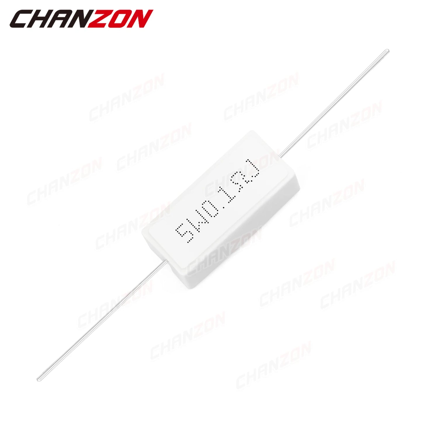 10 pièces 5W 5% résistances bobinées de ciment 0.22 0.33 0.47 50 100 330 1K 10K Ohms 5Watt résistance en céramique enroulée de fil fixe inductif