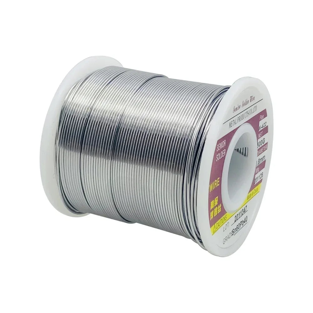 Rouleau de fil à souder à noyau de colophane, soudure, sans nettoyage, haute qualité, réparation électrique, réparation IC, 18 fils fondus, 200g, 300g, 500g