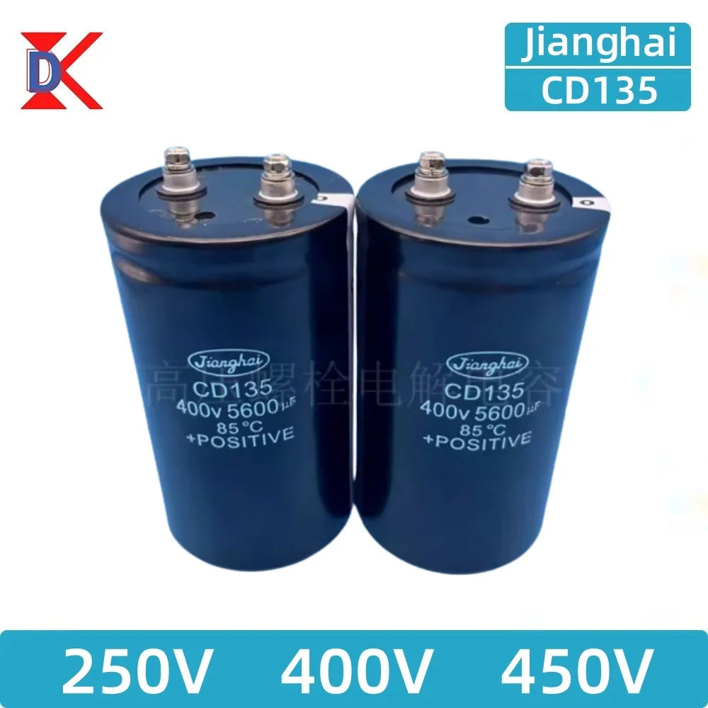 JiangHai-Boulon de puzzles électrolytiques Inverter, 250V, 400V, 450V, 1000UF, 1500UF, 1800UF, 2000UF, 2200UF, 2700UF, 3300UF, 3900UF, 4700UF 5600UF 6800UF 8200UF 10000UF 12000UF 15000UF 22000UF 33000UF