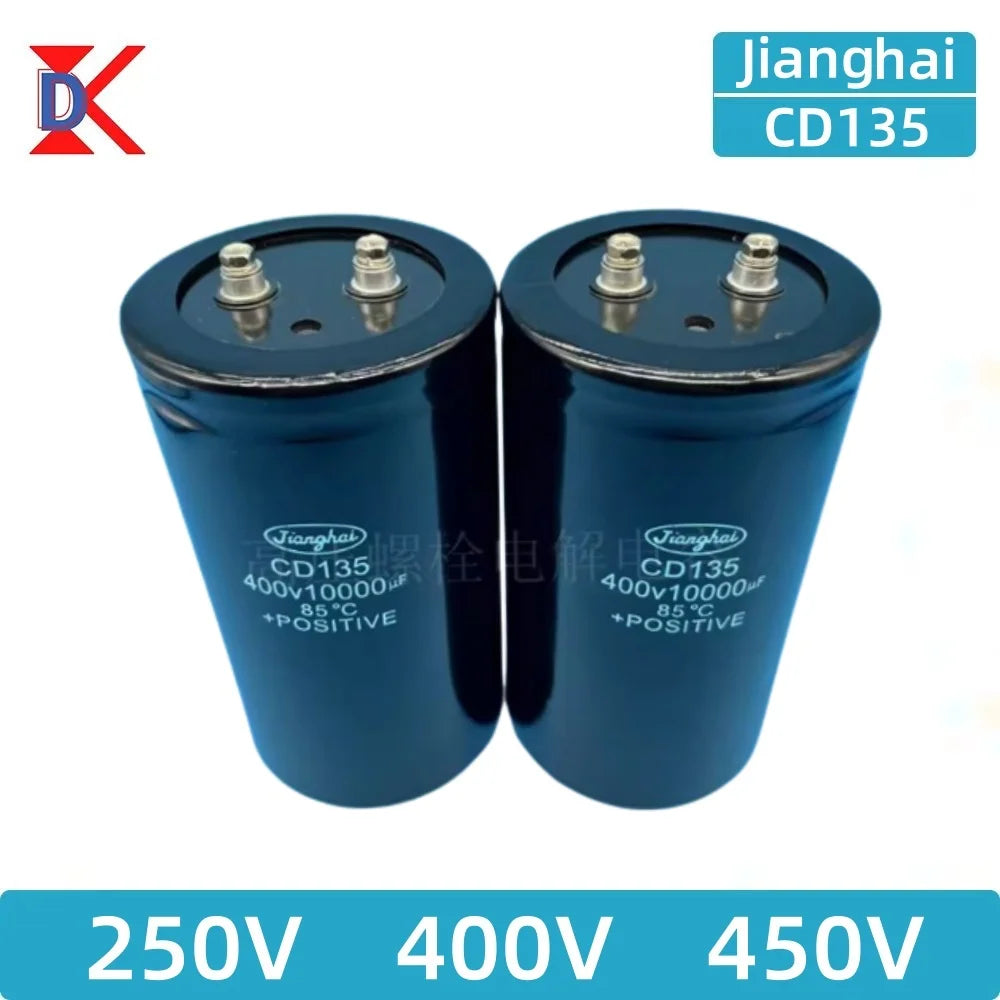 JiangHai-Boulon de puzzles électrolytiques Inverter, 250V, 400V, 450V, 1000UF, 1500UF, 1800UF, 2000UF, 2200UF, 2700UF, 3300UF, 3900UF, 4700UF 5600UF 6800UF 8200UF 10000UF 12000UF 15000UF 22000UF 33000UF