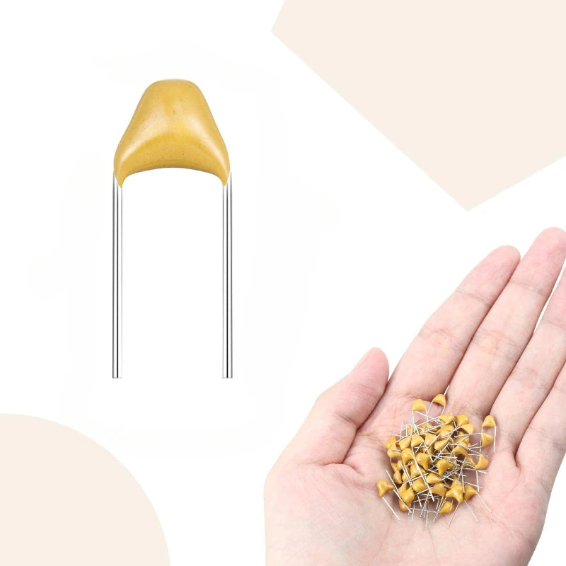 Kit de puzzles en céramique monolithique multicouche, 10pF-10uF, 50V, avec boîte, 24 spécifications, 1200 pièces