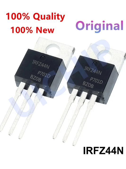 (10 pièces) 100% nouveaux Transistors MOSFET de puissance IRFZ44N IRFZ44 TO-220