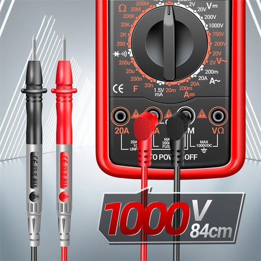 Multimètre professionnel numérique DT9205A DMM, hFE AC DC, tension, courant 1000V 20A, capacité, résistance, testeur de Diode de continuité
