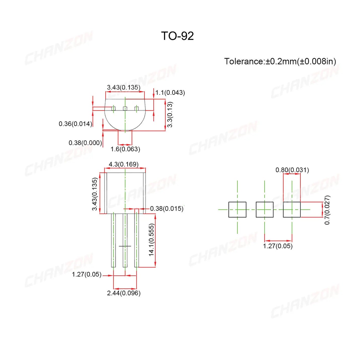 TO-92-Transistor NPN PNP, Bc547, 2N3904, 2N7000, 2N2222A, 2N5551, 2N3906, Bc3ino B, Bc557B, S8050, S8550, 2N5401, Bc547B, 2N4401, 2Sa1015, 100 pièces