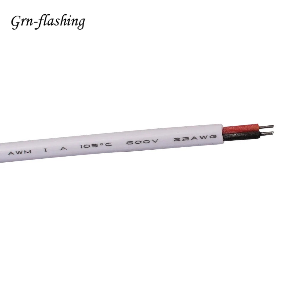 Câble d'Alimentation Mâle et Femelle de 5/10x5.5mm, Connecteur d'Adaptateur Jack pour CCTV, Document Unique 2.1, 3528, Bande Lumineuse LED, 1/5050 Pièces