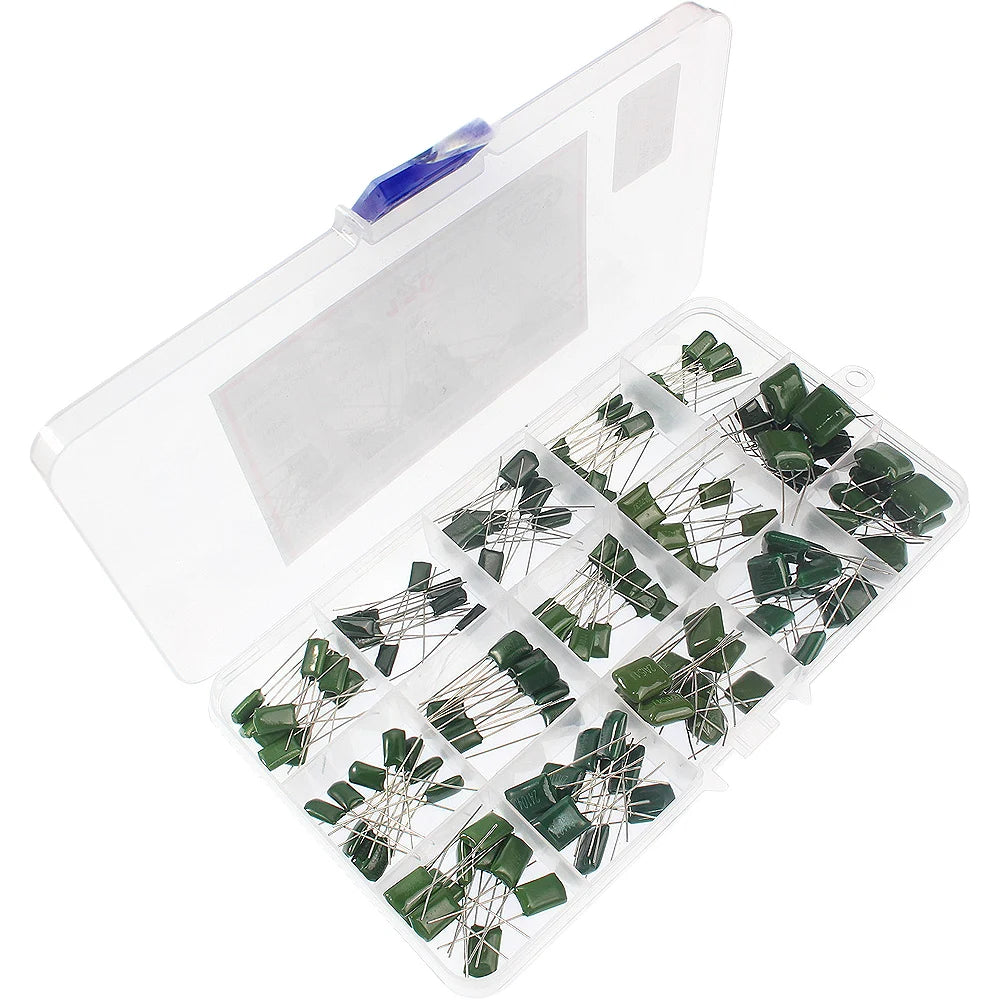 Kit de puzzles en film polyester, 150/180/620 pièces, 100V, 1nF, 1.5nF, 2.2nF, 100nF, 2Import J, 2A471J, 2A222J, 2A392J, 2A332J, 2A472J, 2A103J, 2A473J