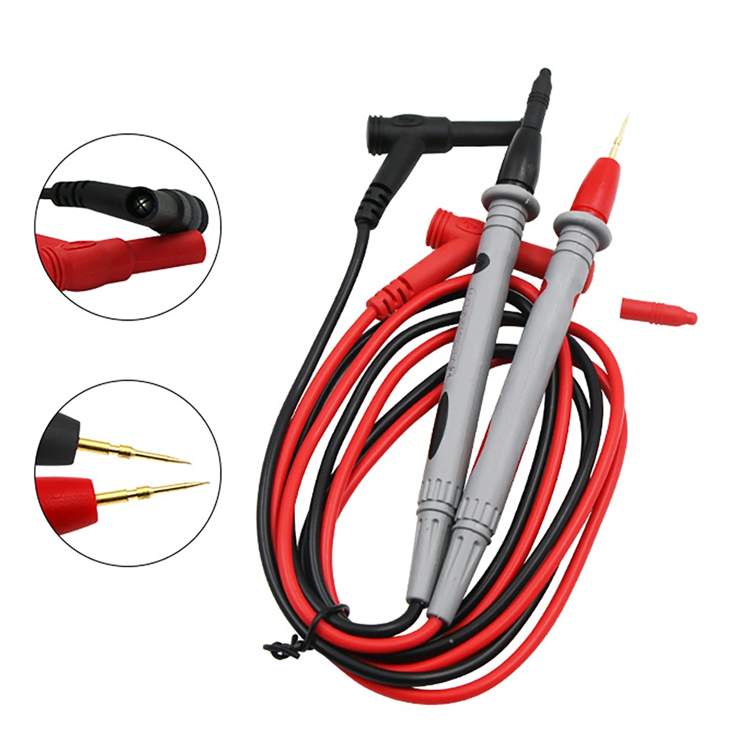 Têtes de Test multimètre 20A 1000V, broche d'aiguille, tête multimètre numérique, Kit de câbles de stylo, multimètre, voltmètre, Kit de testeur en Silicone