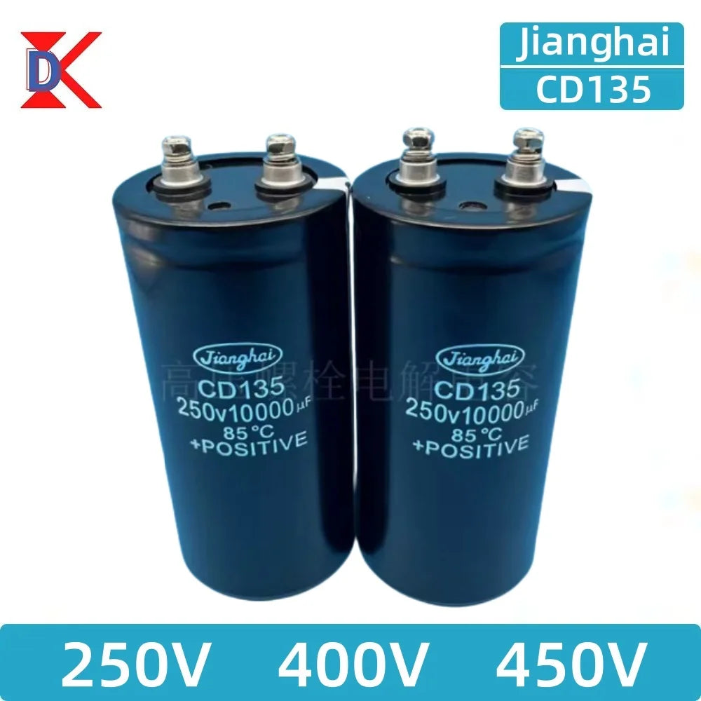 JiangHai-Boulon de puzzles électrolytiques Inverter, 250V, 400V, 450V, 1000UF, 1500UF, 1800UF, 2000UF, 2200UF, 2700UF, 3300UF, 3900UF, 4700UF 5600UF 6800UF 8200UF 10000UF 12000UF 15000UF 22000UF 33000UF