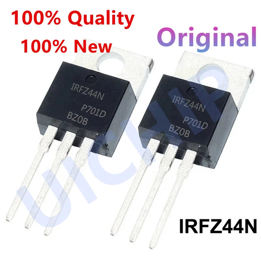(10 pièces) 100% nouveaux Transistors MOSFET de puissance IRFZ44N IRFZ44 TO-220